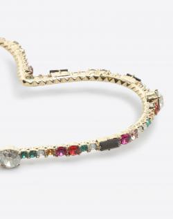 Pre Owned أقراط فالنتينو قلب كريستال