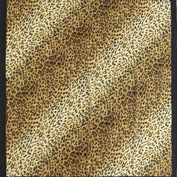 Pre Owned Valentino Wild Leopard Printed Modal and Cashmere Shawl