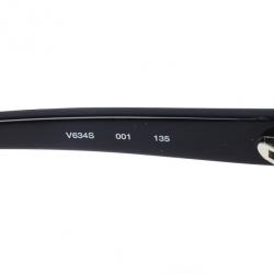 Pre Owned Valentino Black Woman Sunglasses V634S-001