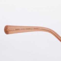 Pre Owned Valentino Peach & Gold 101S Aviator Womens Sunglasses