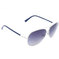 مملوكة مسبقًا Valentino Blue 106S Aviator Womens Sunglasses