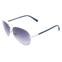 مملوكة مسبقًا Valentino Blue 106S Aviator Womens Sunglasses