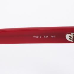 Pre Owned Valentino Red Stud 681S Womens Sunglasses