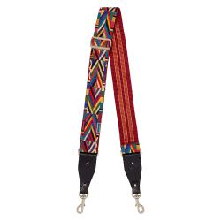 Valentino Multicolor Native Couture 1975 Embroidery Guitar Rockstud Bag Strap