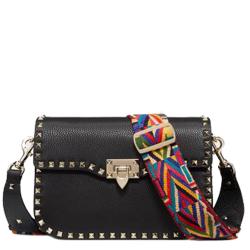 Valentino Multicolor Native Couture 1975 Embroidery Guitar Rockstud Bag Strap