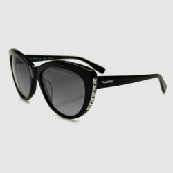 Pre Owned Valentino Black V648S Womens Sunglasses