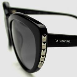 Pre Owned Valentino Black V648S Womens Sunglasses