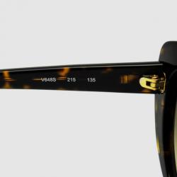 مملوكة مسبقًا Valentino Dark Havana V648S Womens Sunglasses