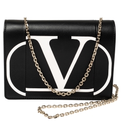 Valentino Garavani Vlogo Inlay Chain Pouch