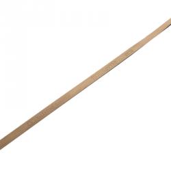 Pre Owned Valentino Cedar Brown Leather Snake Skinny Buckle Belt 90 CM