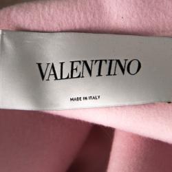 Valentino Comfit Wool and Cashmere Single Breasted Coat S