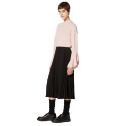 Pre Owned Valentino Light Pink Georgette Top Medium /IT 42