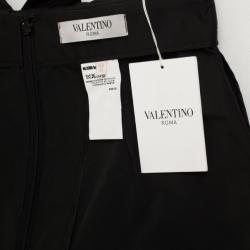 مملوكة مسبقًا Valentino Black Bow Midi Skirt M