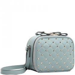 Pre Owned Valentino Nube Quilted Soft Leather Rockstud Spike Camera Bag