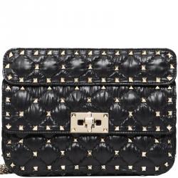 Valentino Rockstud Spike Backpack Quilted Nylon Small at 1stDibs