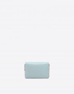 Pre Owned Valentino Nube Soft Leather V Rivet Clutch Bag