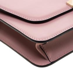 Pre Owned Valentino Lipstick Soft Leather Demilune Shoulder Bag