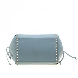 Pre Owned Valentino Nube Leather Rockstud Tote