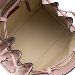 Pre Owned Valentino Poudre Leather Rockstud Tote