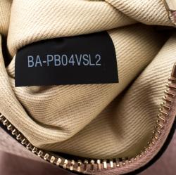 Pre Owned Valentino Poudre Leather Small Rockstud Bucket Bag