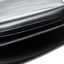 Pre Owned Valentino Black Leather Va Va Voom Chain Shoulder Bag