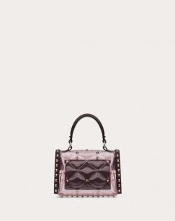 Pre Owned Valentino Colored Polymer and Leather Mini Candystud Top Handle Bag