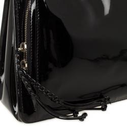 Pre Owned Valentino Demetra Black Patent Leather bag