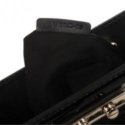 Pre Owned Valentino Demetra Black Patent Leather bag