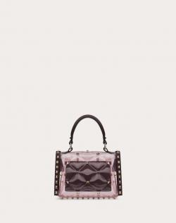 Pre Owned Valentino Colored Polymer and Leather Mini Candystud Top Handle Bag