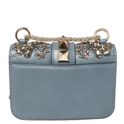 مملوكة مسبقًا حقيبة فالنتينو قلاب قفل غليم روكستد كتل لونية ميني جلد متعددة الألوان