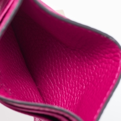 مملوكة مسبقًا Valentino Purple Leather Rockstud Card Holder