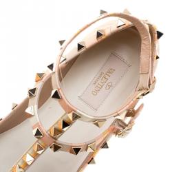 Pre Owned Valentino Multicolor Leather Native Couture 1975 Print Rockstud Pointed Toe Flats Size 39