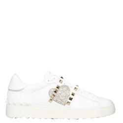 Luxury Sneakers Women Heart, White Sneakers Heart