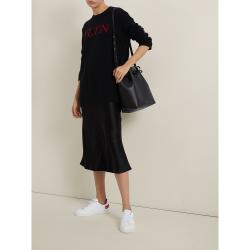 Pre Owned  Valentino Garavani White V-Logo Leather Sneakers Size IT 39