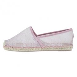 مملوكة مسبقًا Valentino Pink Lace Espadrilles Size 38