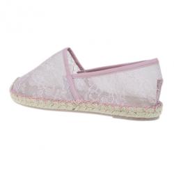 مملوكة مسبقًا Valentino Pink Lace Espadrilles Size 38
