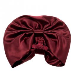 Valentino Red Silk Turban