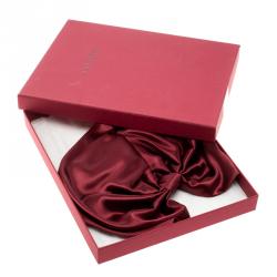 Valentino Red Silk Turban