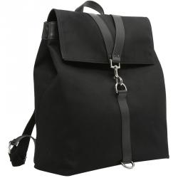 Valentino Black Canvas V Sign Backpack