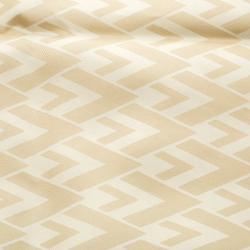 مملوكة مسبقًا Valentino Beige Printed Silk Square Scarf