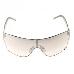 Pre Owned Valentino Brown Gradient 5560/S QIG6H Crystal Shield Sunglasses