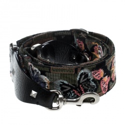 Valentino Multicolor Camu Butterfly Guitar Strap
