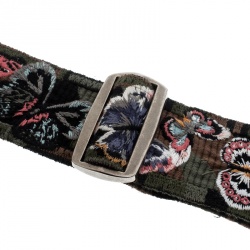 Valentino Multicolor Camu Butterfly Guitar Strap