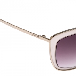 Valentino Rose Pink/ Brown Gradient V108S Rectangular Sunglasses