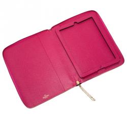 Pre Owned Valentino Pink Leather iPad Case 