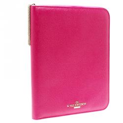 Pre Owned Valentino Pink Leather iPad Case 