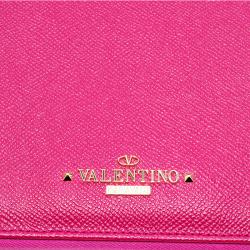 Pre Owned Valentino Pink Leather iPad Case 
