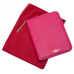 Pre Owned Valentino Pink Leather iPad Case 