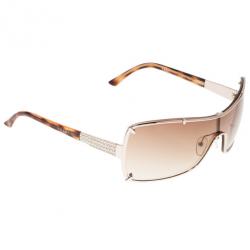 Pre Owned نظارة شمس فالينتينو حاجز كريستال وإطار تورتواز 