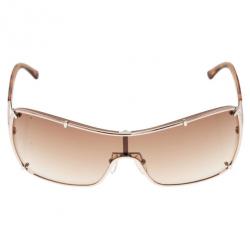 Pre Owned نظارة شمس فالينتينو حاجز كريستال وإطار تورتواز 